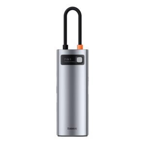 Baseus 7-in-1 Star Joy Series Multifunctional Type-C HUB Docking Station Gray