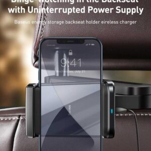 Baseus Energy Storage Backseat Holder Wireless Charger - Black