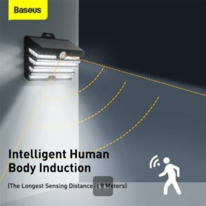 Baseus  Solar Energy Collection Series Wall Lamp black 184*130*58 millimeter