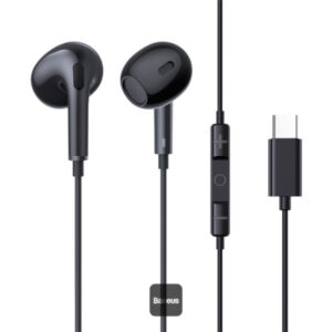 Baseus CZ17 In-ear Wired Earphone For iphone 15/16 Xiaomi Samsung S21 S20 Cellphone Headphones with Mic Wired Headsets