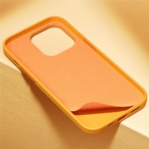 BASEUS Fauxther Series For iPhone 15 Series Leather Back Case Non-Slip Phone Cover