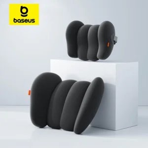 Baseus Car Headrest Neck Waist Pillow Cooling Gel Lumbar Pillow Breathable Memory Cotton Ergonomic Design Support Lumbar Cushion