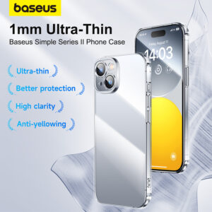 Baseus Ultra-thin Anti Drop Clear Case For iPhone 15 Series