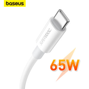 Baseus Supervooc PD65W USB To Type C Cables 6.5A Fast Charging