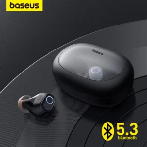Baseus WM03 Wireless Earphones TWS Bluetooth 5.3 Headphones,Comfortable Wear,38 hours Long Battery Life,Low Latency,Fast Charge