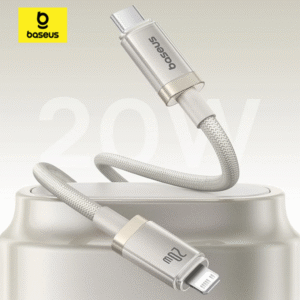 Baseus Titanium Alloy 20W C to Lightning Fast Charging Cable (480Mbps)