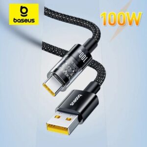 Baseus Gem USB to C 100W Fast Charging Cable (Fast-Charging Data Cable)